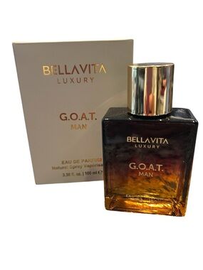 Bella Vita Luxury G.O.A.T. Man — Cream & Gold Packaging